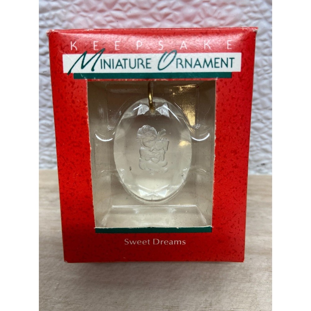 Vtg 1988 Keepsake Miniature Ornament Sweet Dreams